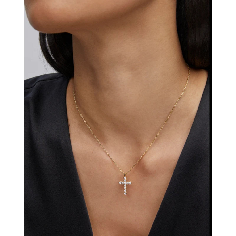 Kendra Scott Cross Crystal Pendant Necklace