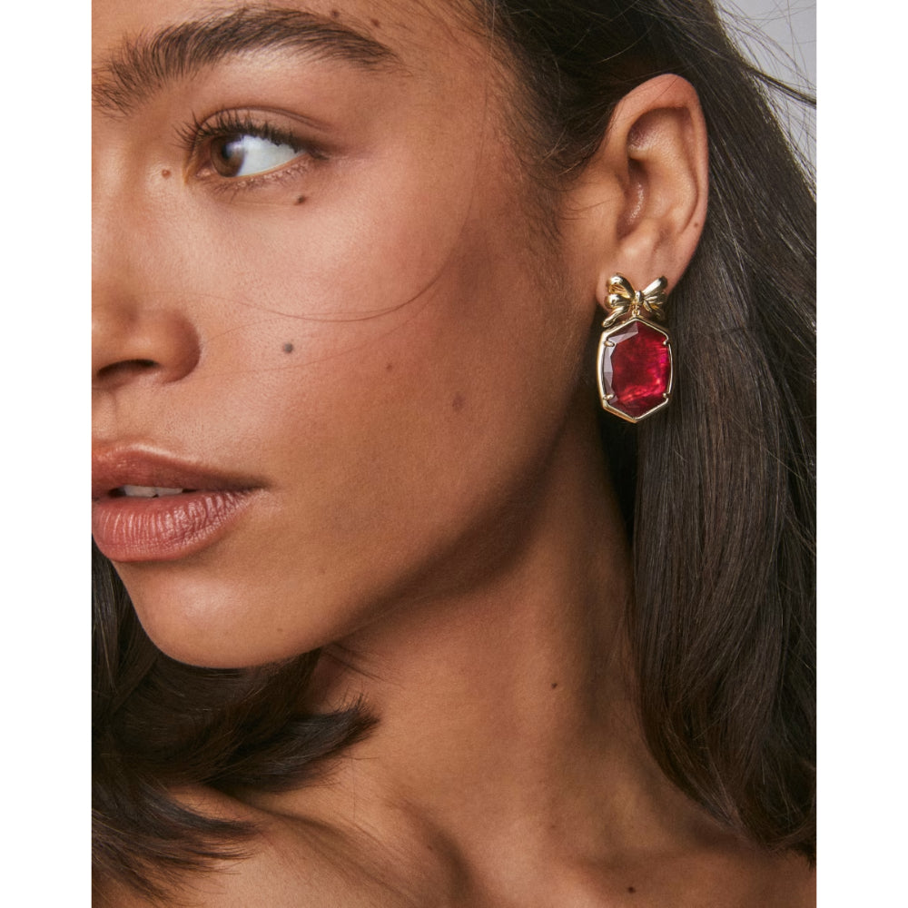 Kendra Scott Gold Daphne Bow Drop Earrings