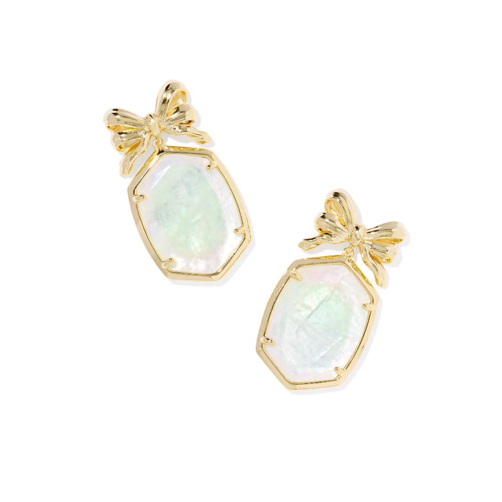 Kendra Scott Gold Daphne Bow Drop Earrings