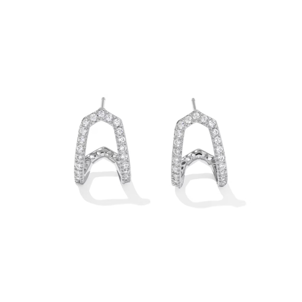 Kendra Scott Daphne Pave Huggie Earrings