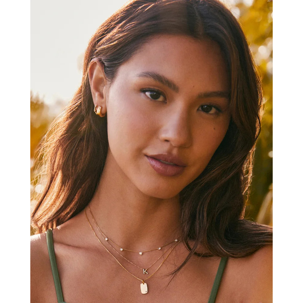 Kendra Scott Davie Wide Huggie Earrings in 18k Yellow Gold Vermeil