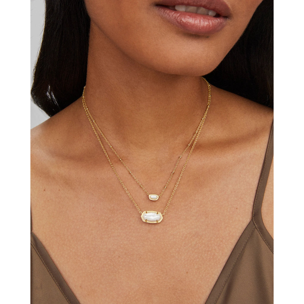 Kendra Scott Elisa Necklace Gift Set - Ivory Mother of Pearl