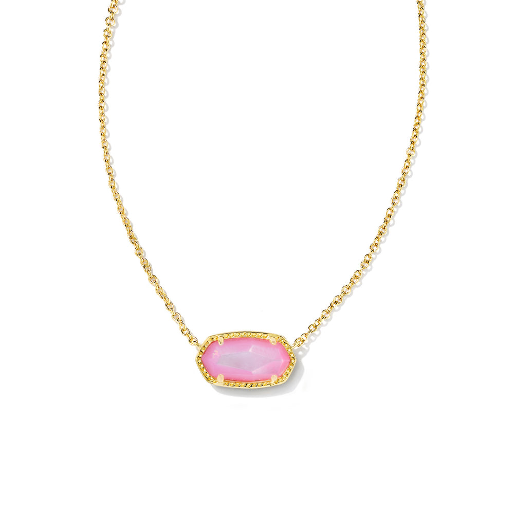 Kendra Scott Elisa Necklace - Gold Blush Ivory Mother Of Pearl