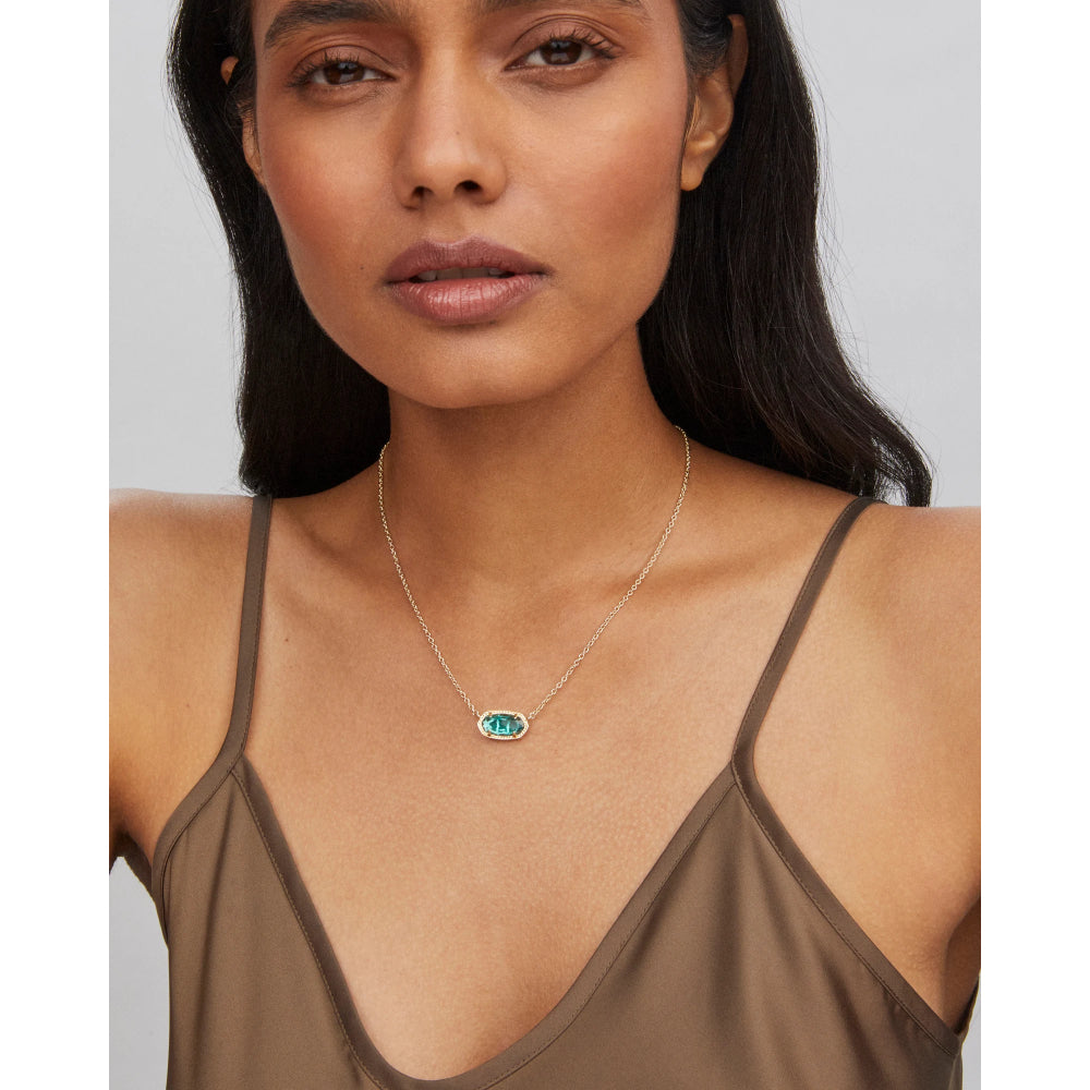 Kendra Scott Elisa Pendant Necklace in London Blue – Smyth Jewelers