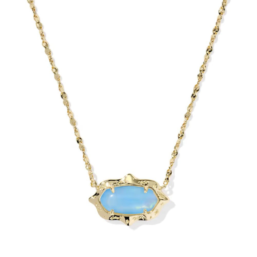 Kendra Scott Elisa Scallop Frame Short Pendant Necklace
