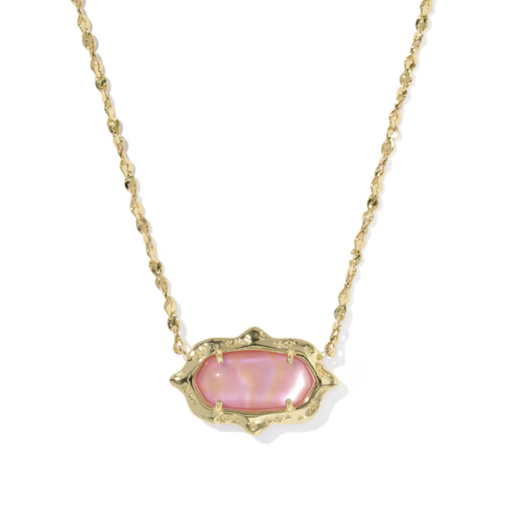 Kendra Scott Elisa Scallop Frame Short Pendant Necklace