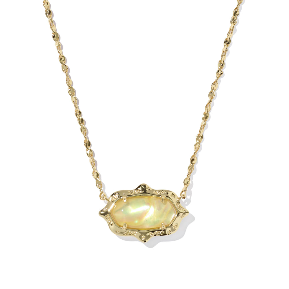 Kendra Scott Elisa Scallop Frame Short Pendant Necklace