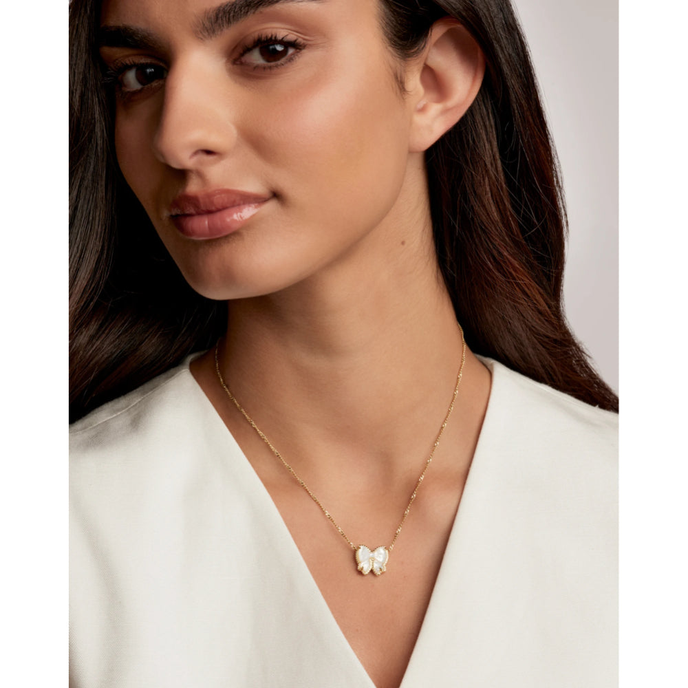 Kendra Scott Haley Bow Short Pendant Necklace