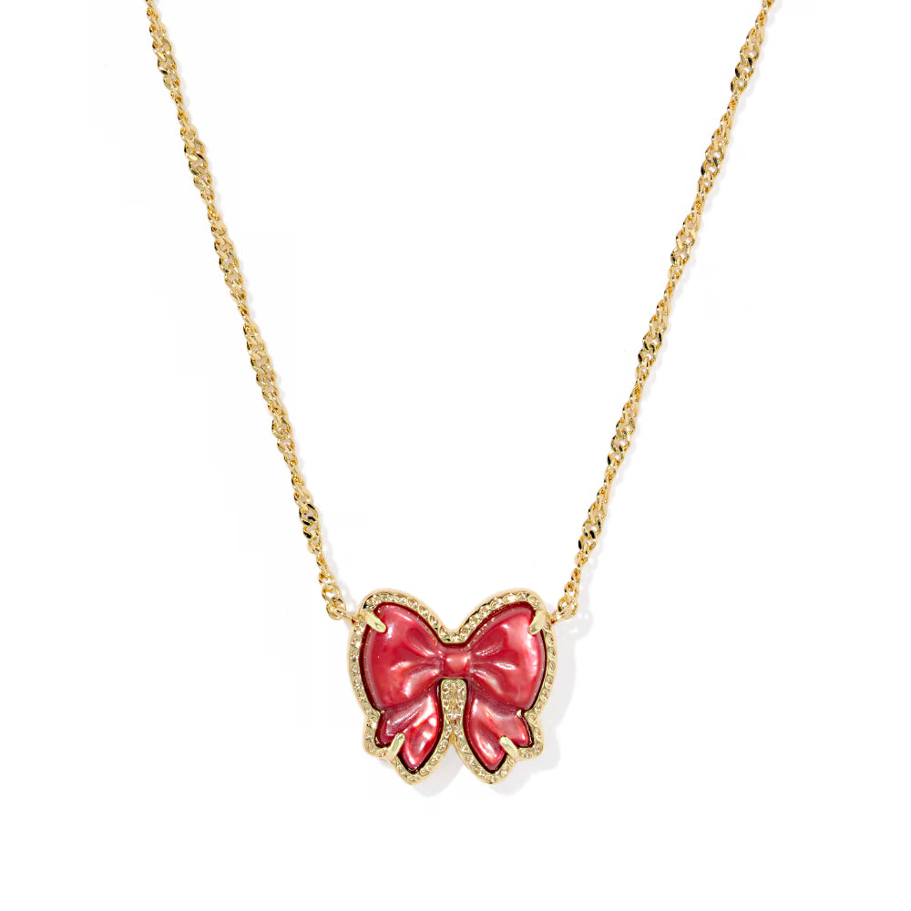 Kendra Scott Haley Bow Short Pendant Necklace