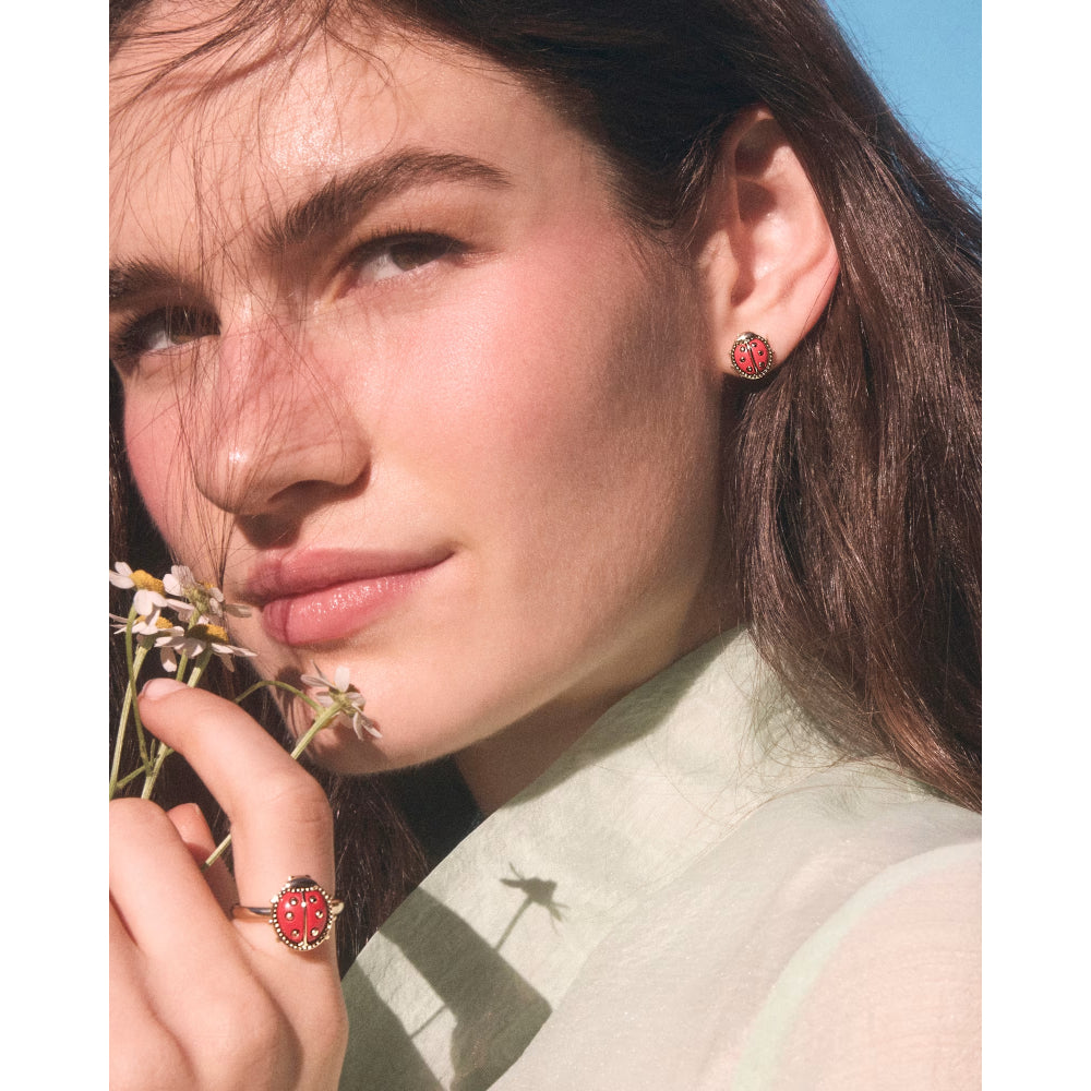 Kendra Scott Ladybug Stud Earrings