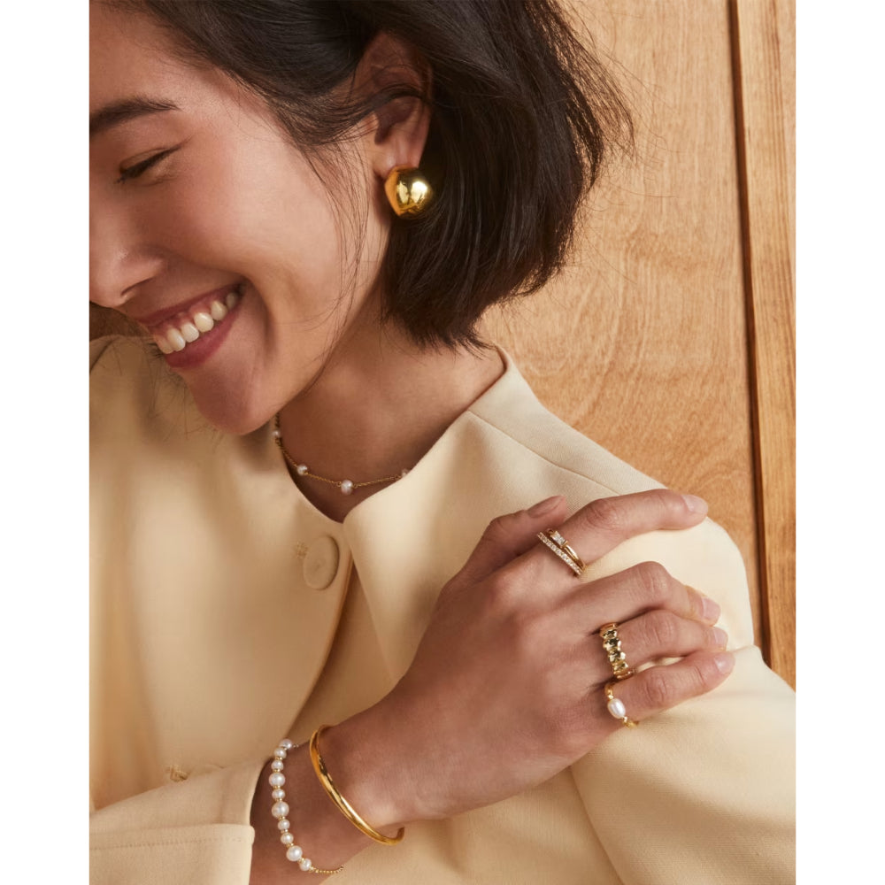 Kendra Scott Leighton Pearl Band Ring