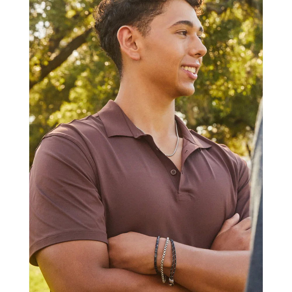 Scott Bros. Beck Round Box Chain Necklace