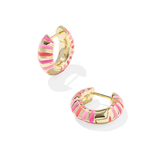 Kendra Scott Mikki Enamel Huggie Earrings