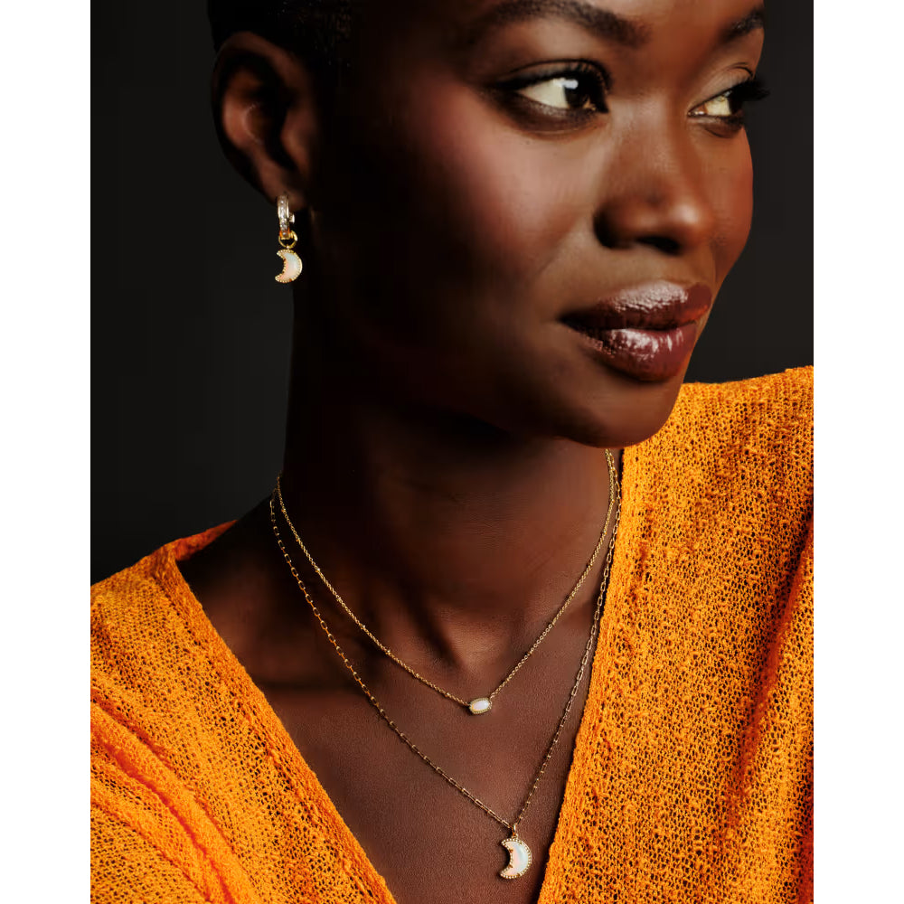 Kendra Scott Moon Short Pendant Necklace