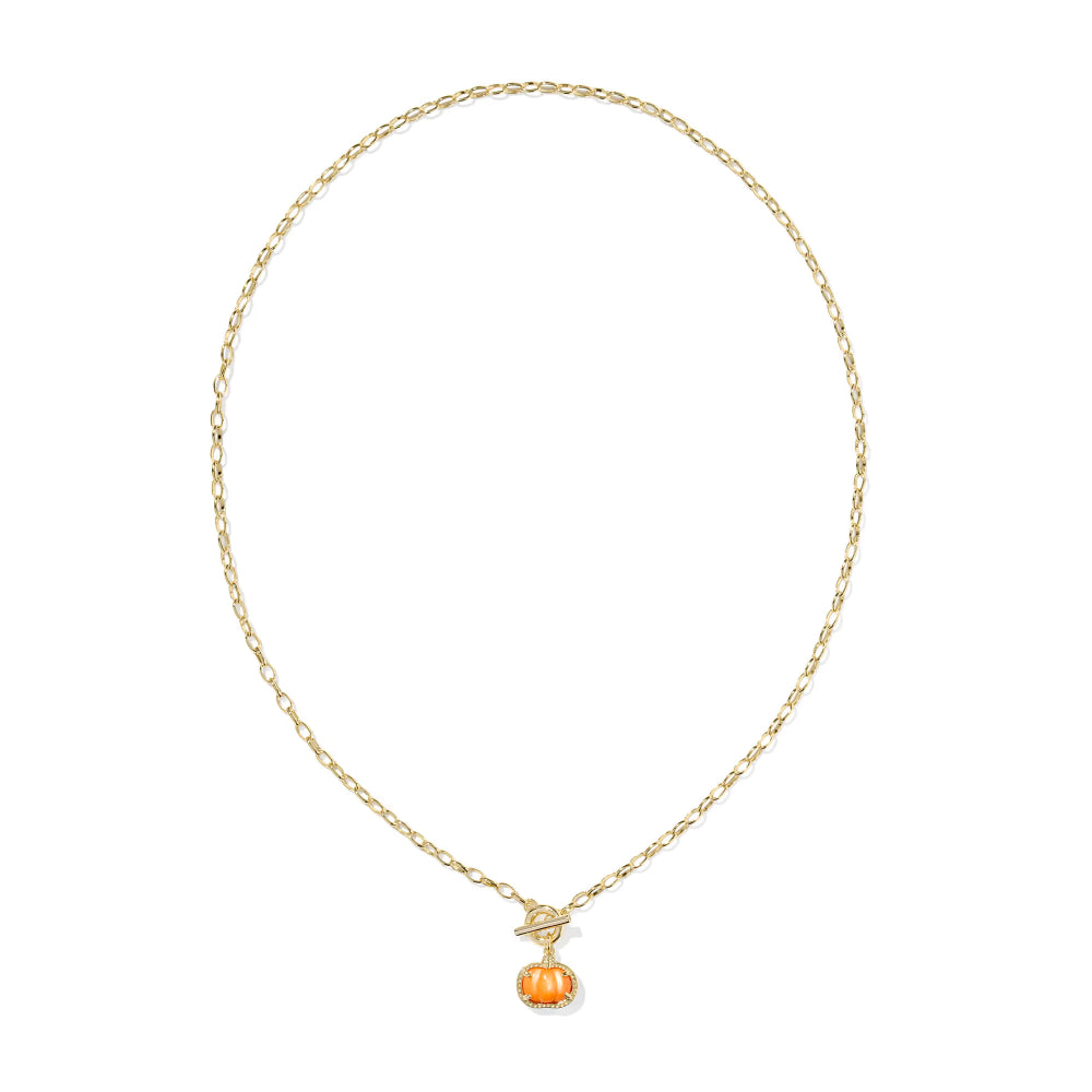 Kendra Scott Pumpkin Link and Chain Necklace