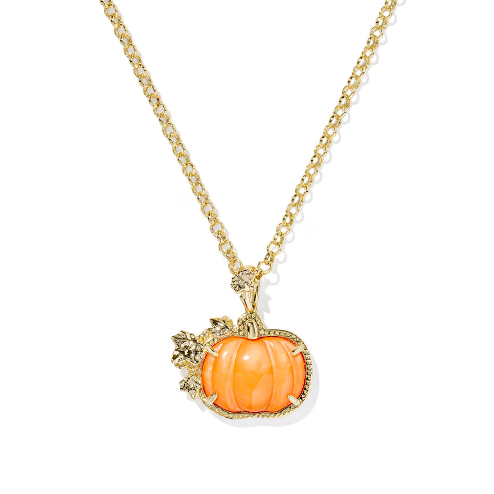 Kendra Scott Pumpkin Long Pendant Necklace