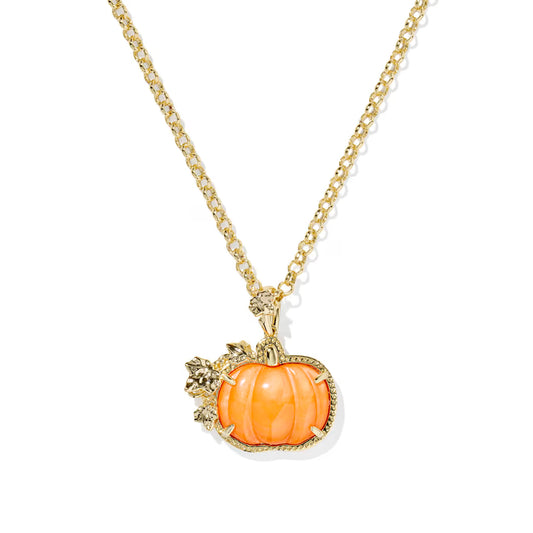 Kendra Scott Pumpkin Long Pendant Necklace