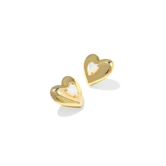 Kendra Scott Sasha Heart Stud Earrings