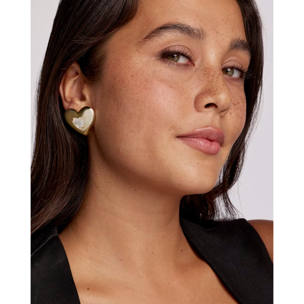 Kendra Scott Sasha Heart Stud Earrings