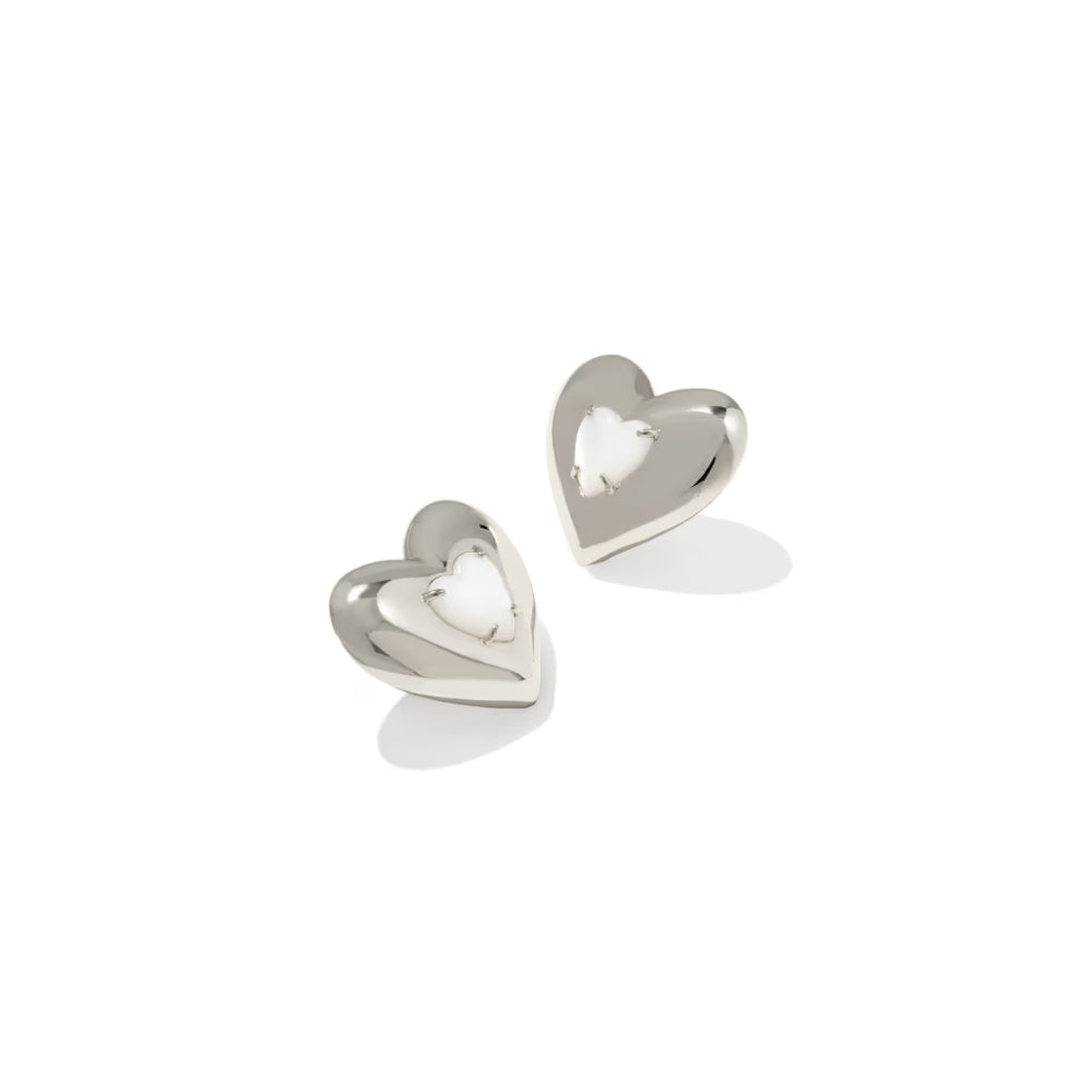 Kendra Scott Sasha Heart Stud Earrings