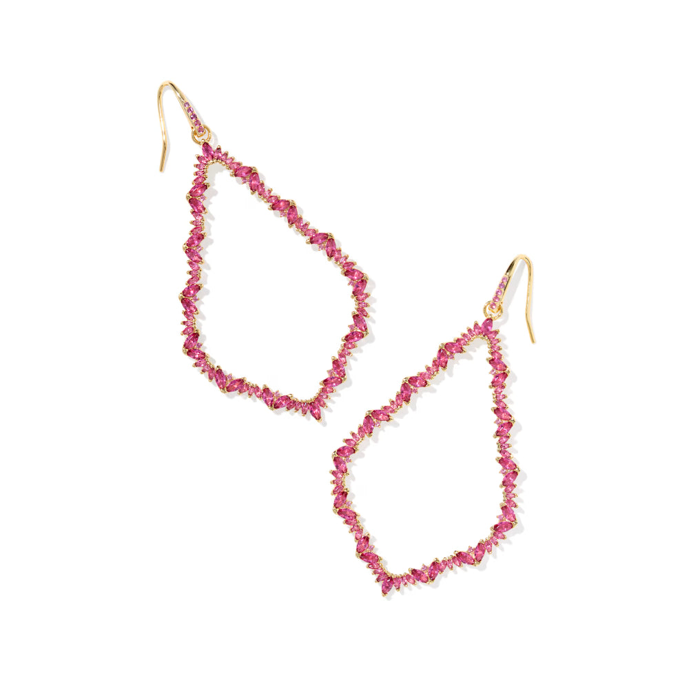 Kendra Scott Sophee Crystal Open Frame Earrings