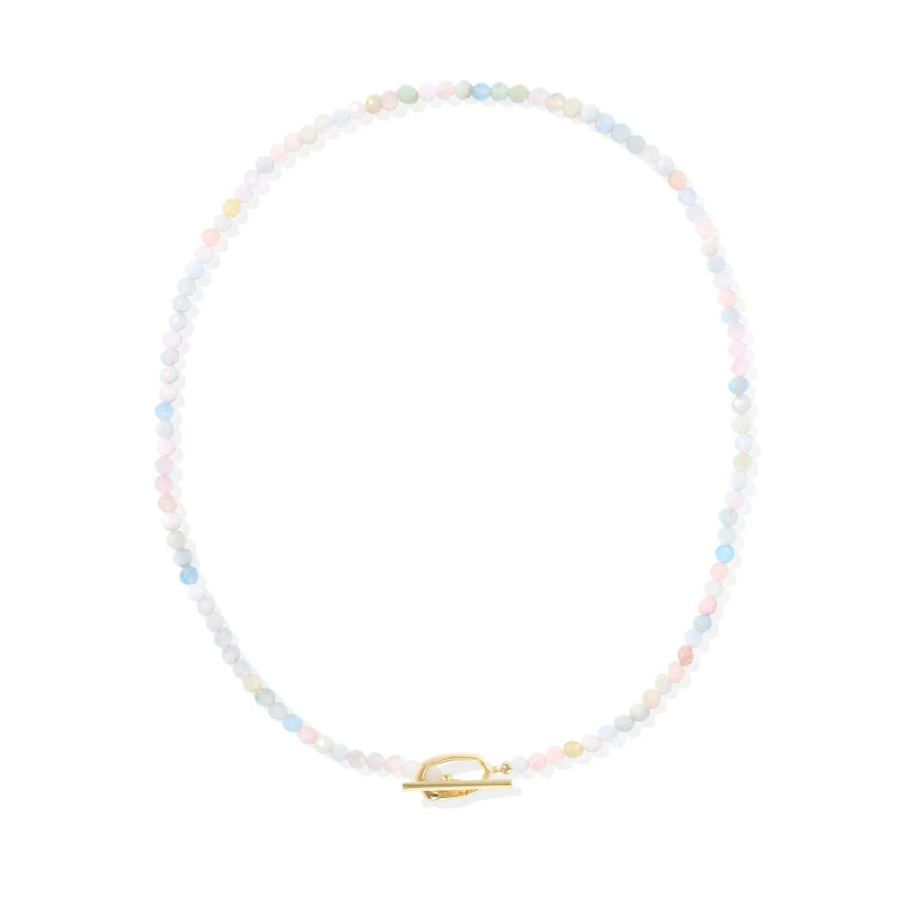 Kendra Scott Sylvia Strand Necklace - Gold Morganite Ombre