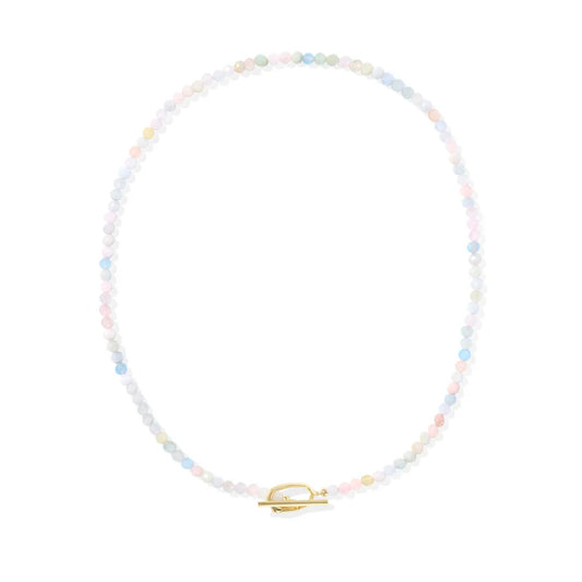 Kendra Scott Sylvia Strand Necklace - Gold Morganite Ombre