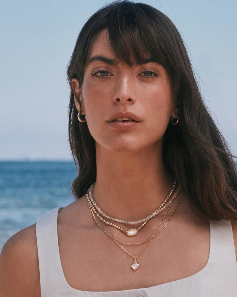 Kendra Scott Sylvia Strand Necklace - Gold Morganite Ombre – Smyth