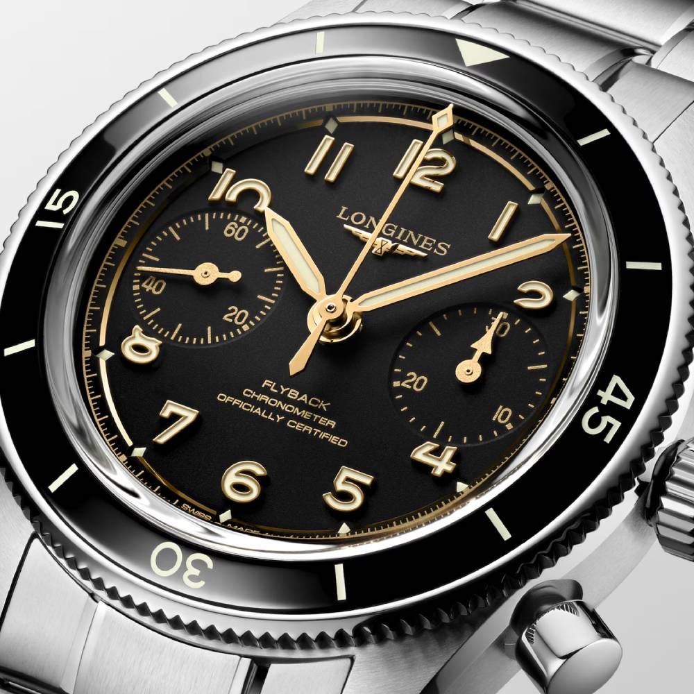 Longines Spirit Pilot Flyback Chrono 39.50mm Manual Winding Watch