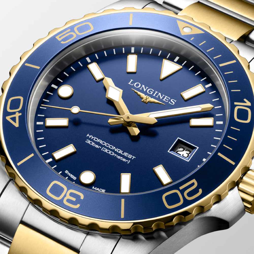 Longines Hydroconquest Two-Tone 42mm Quartz Watch