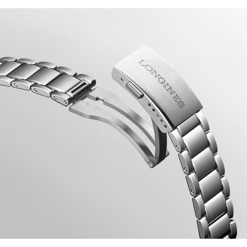 Longines Spirit Zulu Time 39mm Automatic Watch, L38024606