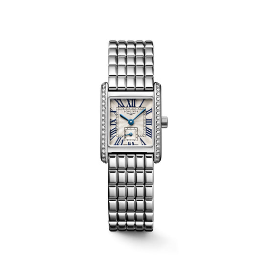Longines Mini Dolcevita 29mm Quartz Watch with Diamonds, L52000716