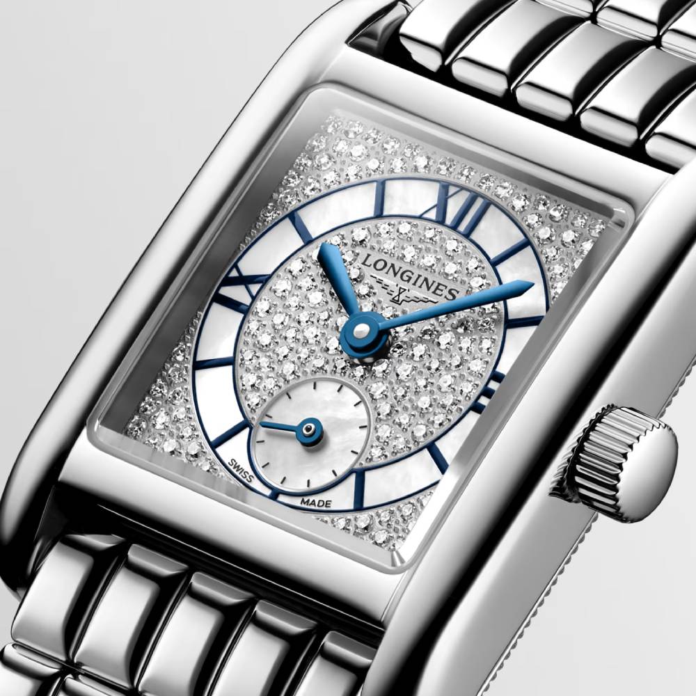 Longines Mini Dolcevita 21.50 x 29mm Diamond Quartz Watch