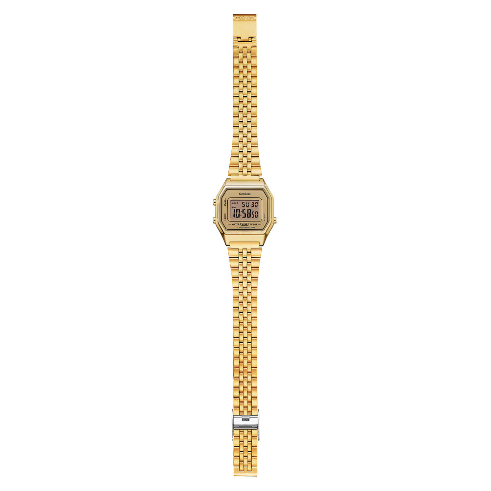 Casio Vintage 28mm Gold-Tone Digital Watch
