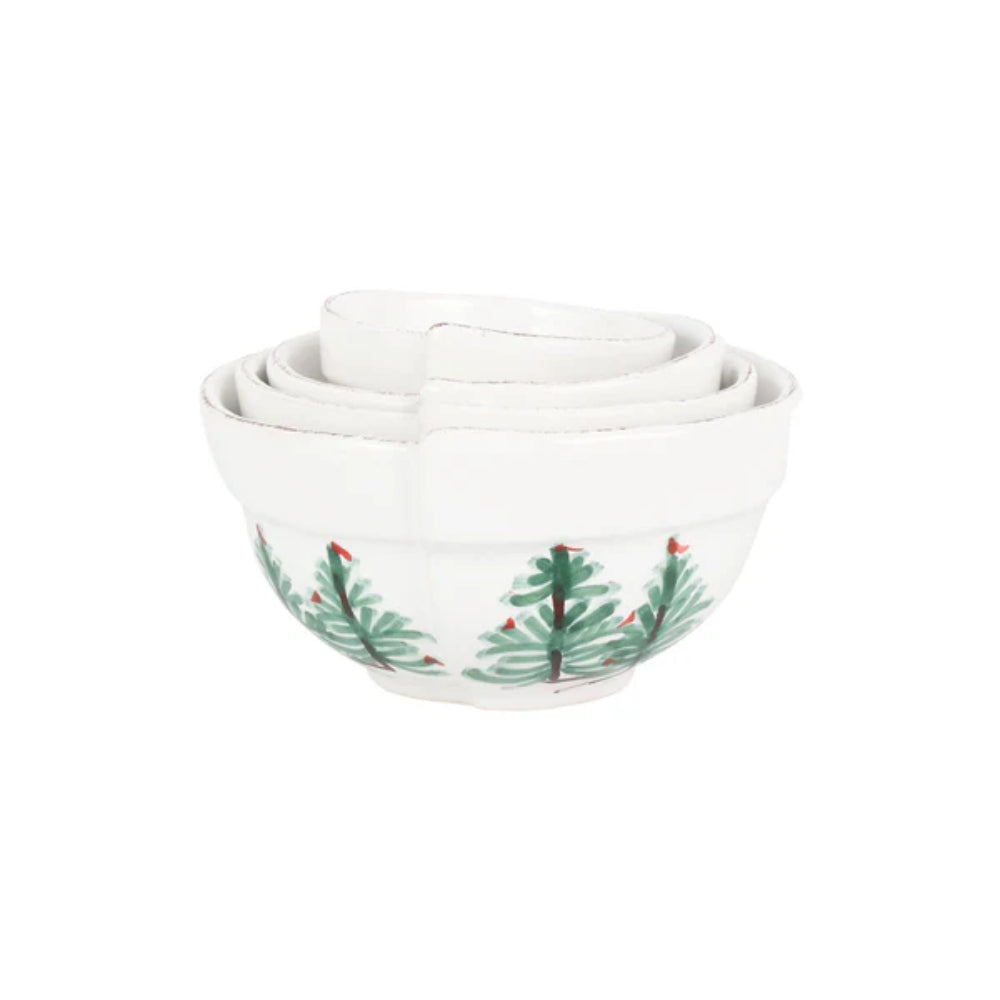 Vietri Lastra Holiday Assorted Prepping Bowls - Set of 4