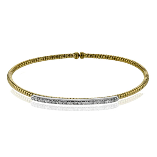 Simon G. 18k Bangle with Diamonds