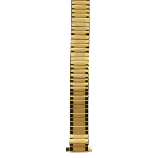 11mm-15mm Stainless Steel Gold Tone Expansion Watch Band - 11mm Width