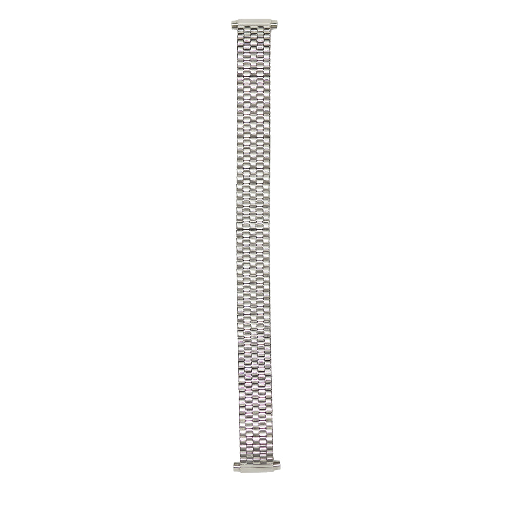 Shiny Finish Stainless Steel Expansion Watch Band - 11mm Width