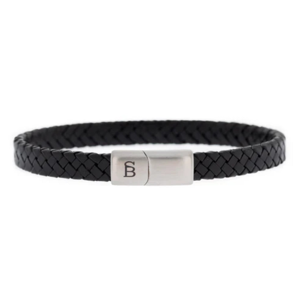 Steel & Barnett Men's Leather "Riley" Bracelet