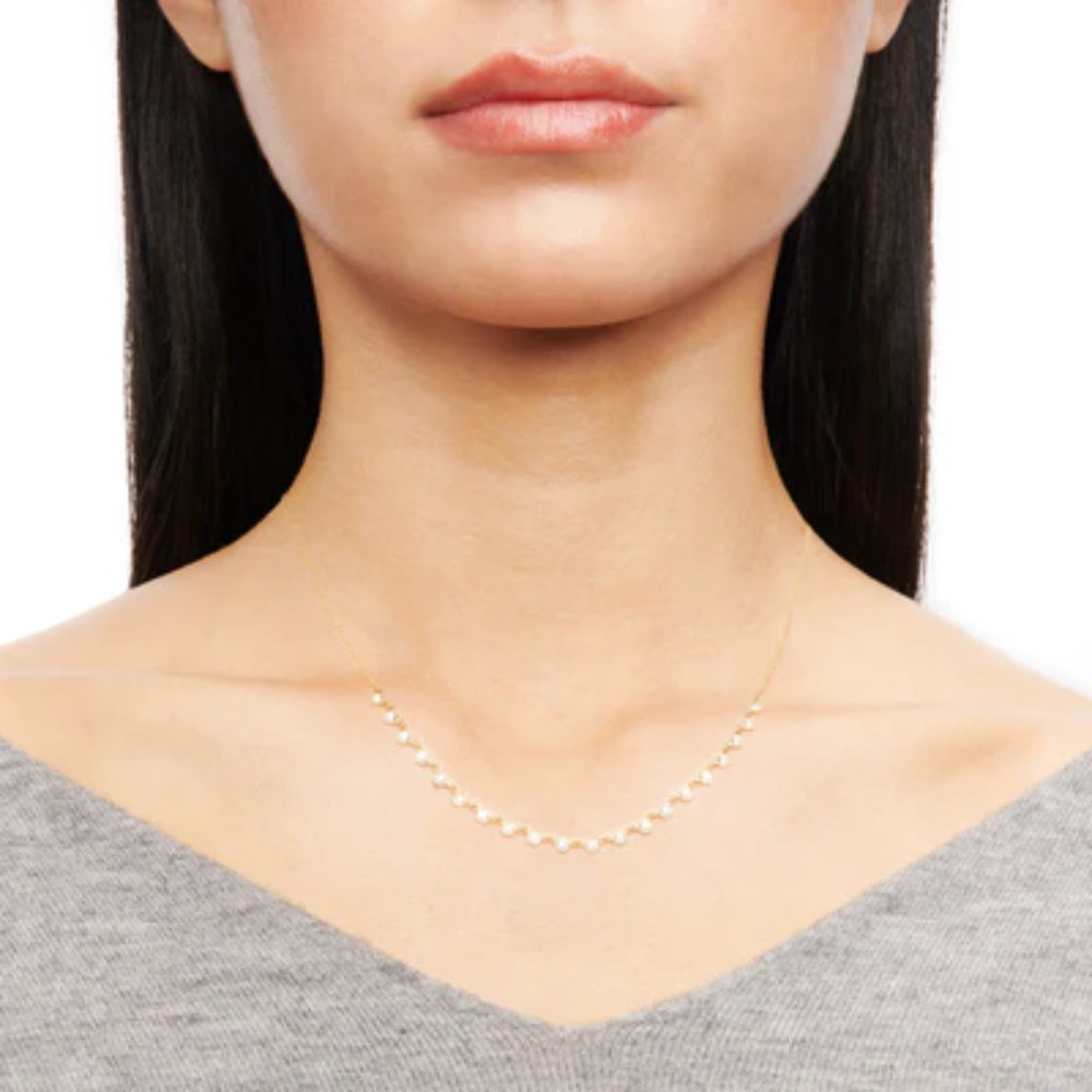 Simon G. 18k Harmonie Necklace with Diamonds