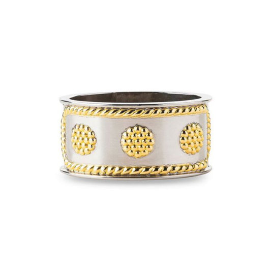 Juliska Berry & Thread Napkin Ring - Silver/Gold