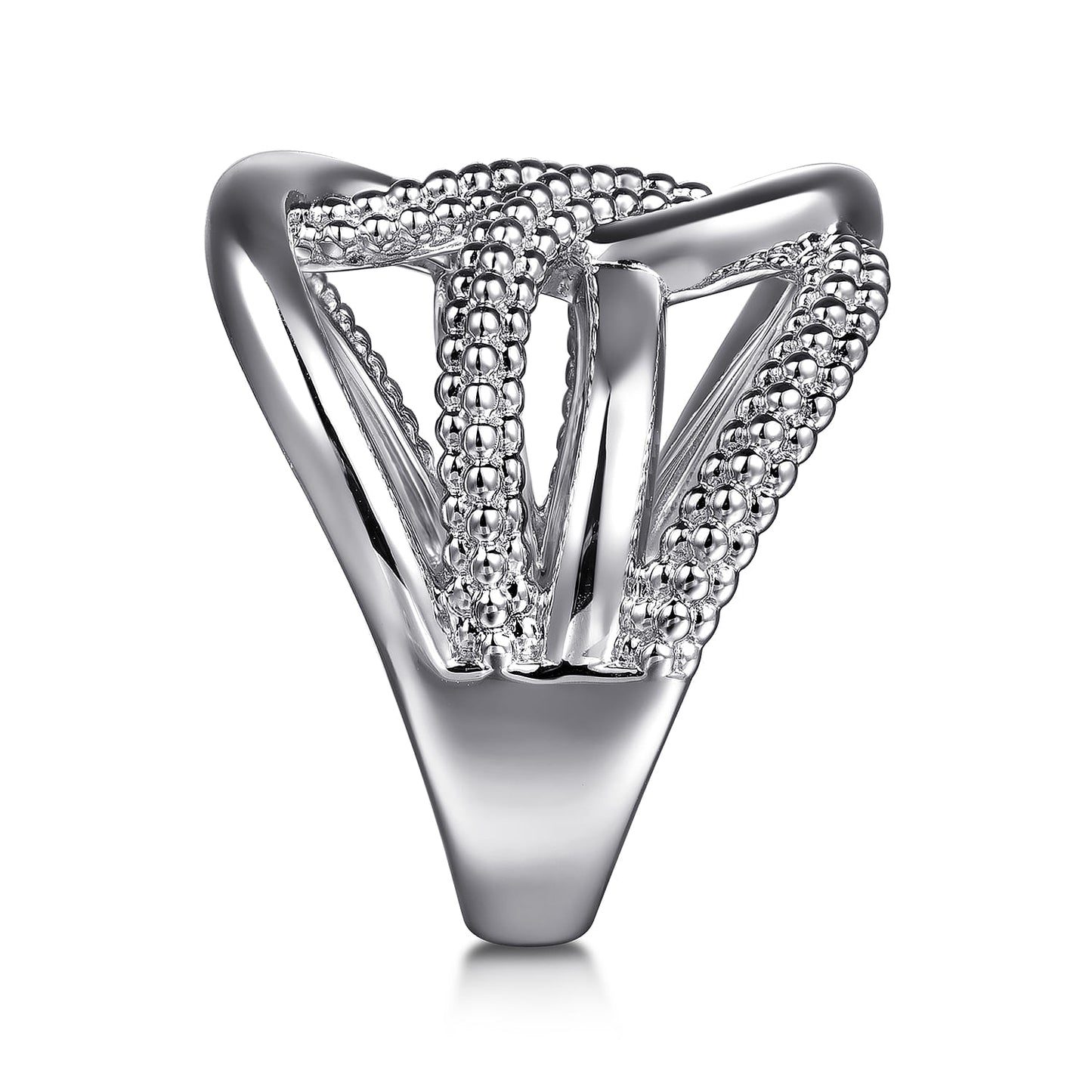 Gabriel & Co. Sterling Silver Bujukan Collection Twisted Ring