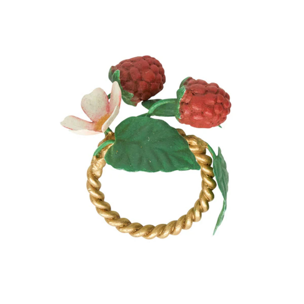 Juliska Meadow Walk Floral Napkin Ring - Set of 4