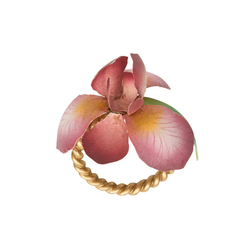 Juliska Meadow Walk Floral Napkin Ring - Set of 4