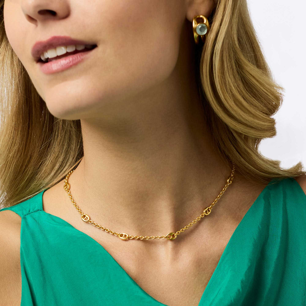 Julie Vos Laguna Delicate Station Necklace