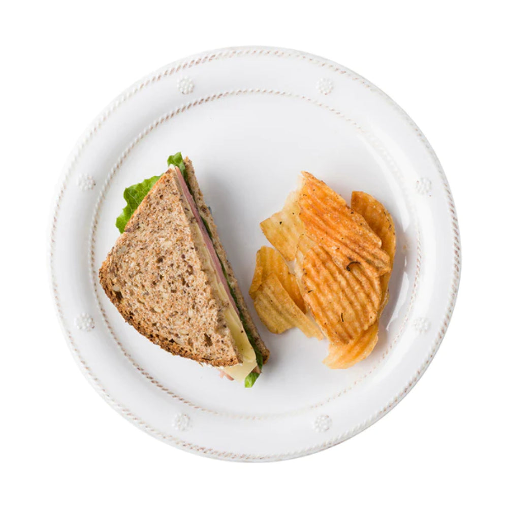 Juliska Berry & Thread Whitewash Melamine Dinner Plate