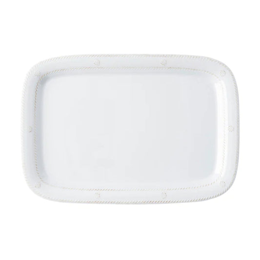 Juliska Berry & Thread Whitewash Melamine 16" Tray
