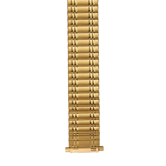 Men's Stainless Steel 17-22mm Flex Watch Band - Gold Tone