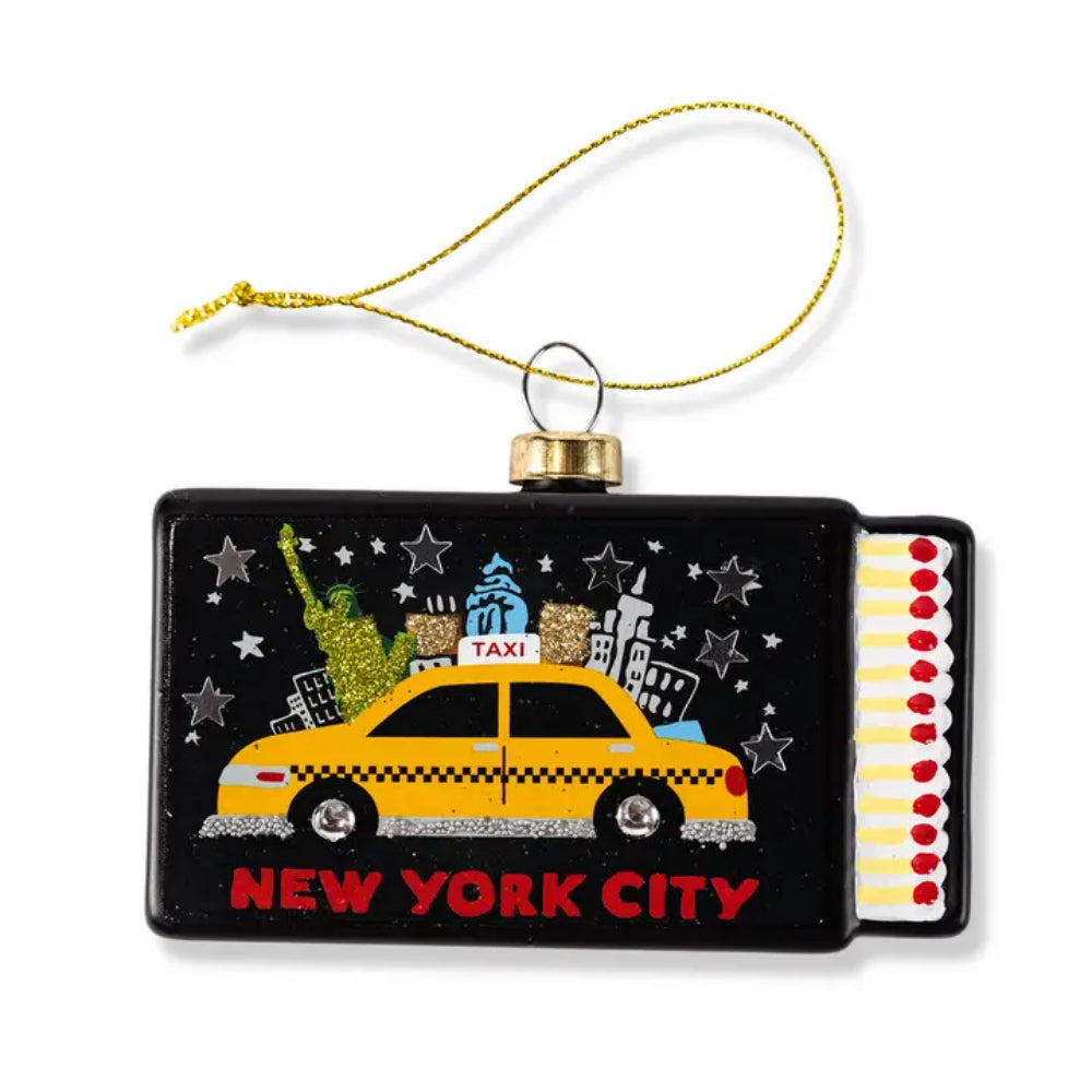 Furbish Studio Matchbook Ornament-New York City