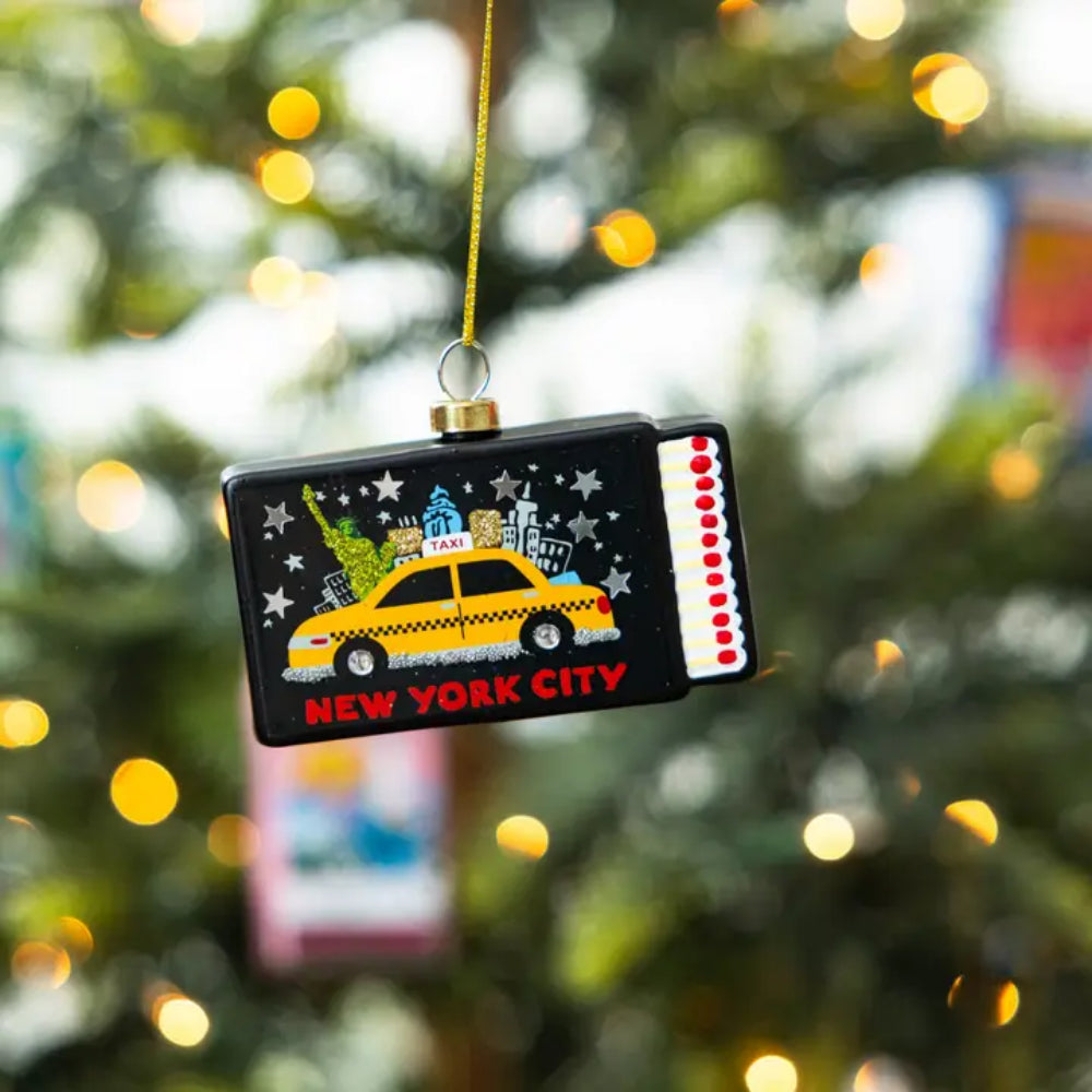 Furbish Studio Matchbook Ornament-New York City